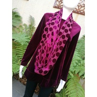 Domchi Snood with Self Printed Fabric