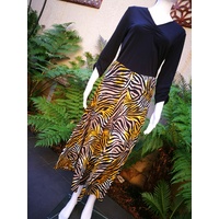 Domchi Swing Skirt in Animal Print