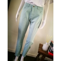 Vassalli Super Skinny Lower Rise Crop Jean with Ankle Zip