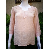 Caju Top with Lace Inset