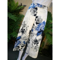 Holmes & Fallon Cotton Culottes with elastic Waistband