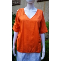 Holmes & Fallon Panelled Top with Split Sleeves