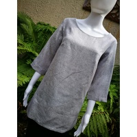Domchi 3/4 Sleeve Linen Top