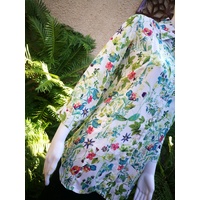 Domchi 3/4 Sleeve High Low Shirt