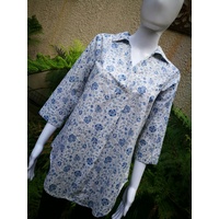 Domchi 100% Pure Cotton 3/4 Sleeve V Neck Shirt