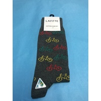 Lafitte- Charcoal Bicycle Socks