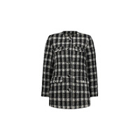 Vassalli Mid Length Collarless Coat Starlight