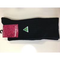 Humphrey Law Soft Black Merino Socks