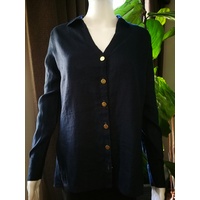 Ping Pong Linen Shirt with Slit Side