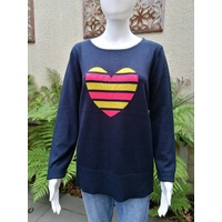 See Saw Wool Love Heart Jumper