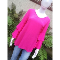 PingPong Pleat Sleeves Top