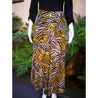 Domchi Swing Skirt in Animal Print