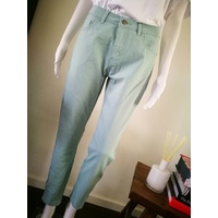 Vassalli Super Skinny Lower Rise Crop Jean with Ankle Zip