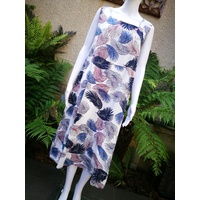 Holmes &Fallon Cotton Dress with Leaf Print