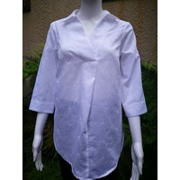 Domchi 100% Pure Cotton 3/4 Sleeve V Neck Shirt