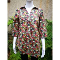 Domchi 100% Pure Cotton 3/4 Sleeve V Neck Shirt