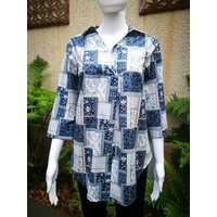 Domchi 100% Pure Cotton 3/4 Sleeve V Neck Shirt