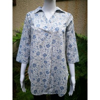 Domchi 100% Pure Cotton 3/4 Sleeve V Neck Shirt