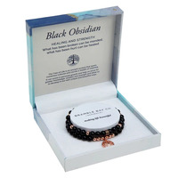 Bramble Bay Bracelet - Black Obsidian