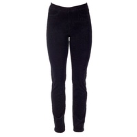 Slim Leg Full Length Pull On Cord Black