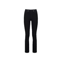 Vassalli Slim Leg Full Length Jean Pull On Black Denim