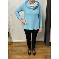 100% Cotton Long Sleeve Knit Top by Mansted