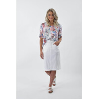 White Bermuda Skirt by Knewe
