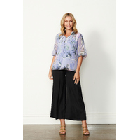 Holmes & Fallon Floaty Blouse with Puff Sleeves