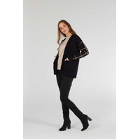 Fields ETE Grid Pattern Cardigan