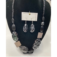 Selrah Lightweight Wooden Jewellery Set  - Lacey