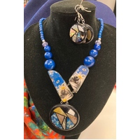 Selrah Lightweight Wooden Jewellery Set  - Rita