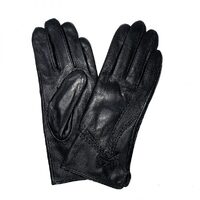 Selrah Ladies Leather Gloves with Bow