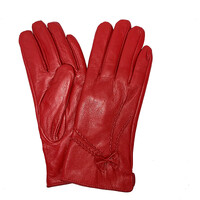 Selrah Ladies Leather Gloves with Bow
