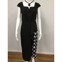 Pink Ruby- Ella Drape Dress