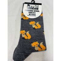 Five Mile Merino Sock Foxes