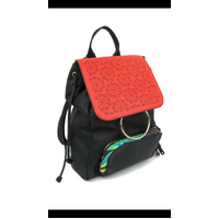 Conti Moda Black/Red Backpack