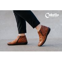 Cabello Tan Crinkle Boot