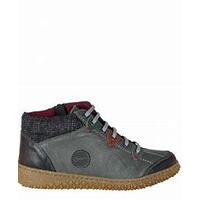 Cabello Grey Crinkle Boot