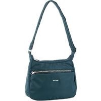 Pierre Cardin Cross Body Anti-Theft Nylon Bag - Teal