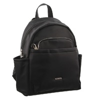 Pierre Cardin Anti-Theft Backpack Nylon Bag - Black