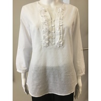 Pah Fashions- Frilly light top