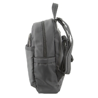 Pierre Cardin Anti-Theft Backpack Nylon Bag - Grey