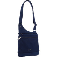 Pierre Cardin Cross Body Anti-Theft Nylon Bag - Navy