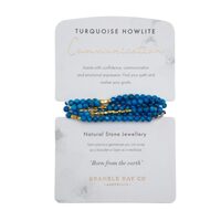 Bramble Bay Bracelet - Wrap Turquoise Howlite
