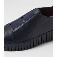 Leather Sneaker Navy